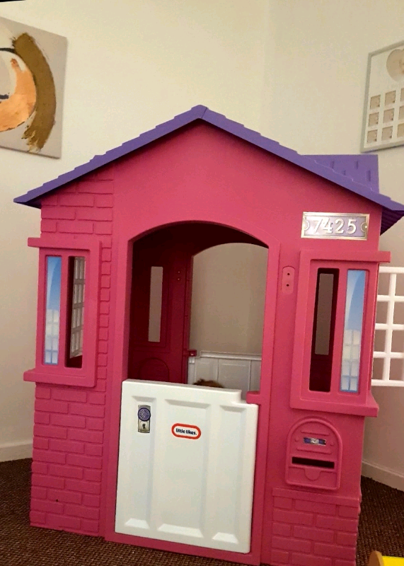 little tikes pink playhouse